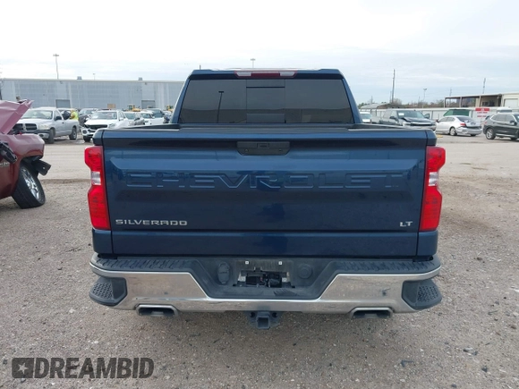 2021 Chevrolet Silverado 1500 LT with VIN 3GCUYDED5MG226677, listed as a IAAI auction lot 41299595 with 54,249 mi miles. Bid and sale history available at carsss.com. Image 16.