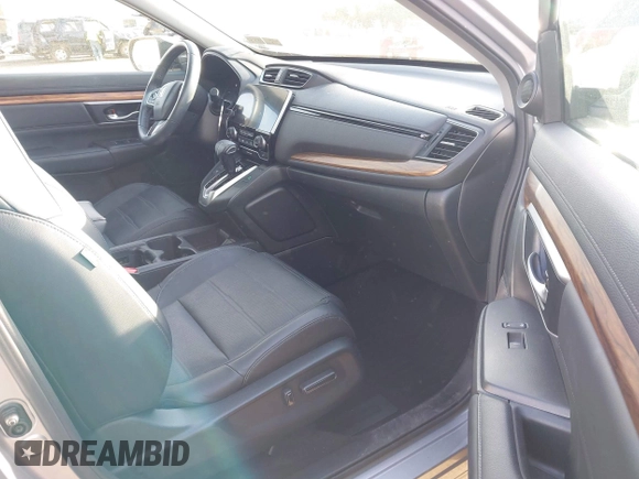 2019 Honda CR-V EX-L with VIN 2HKRW2H81KH677690, listed as a IAAI auction lot 41924225 with 39,227 mi miles and . Bid and sale history available at carsss.com. Image 5.