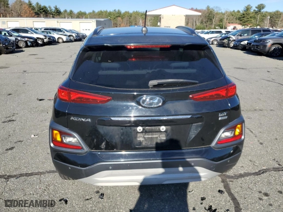 2018 Hyundai Kona Ultimate with VIN KM8K5CA58JU112671, listed as a Copart auction lot 81144064 with 0 mi miles and Salvage Title. Bid and sale history available at carsss.com. Image 6.