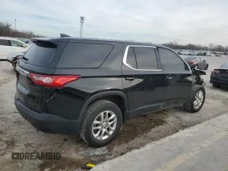 2020 Chevrolet Traverse LS with VIN 1GNERFKW8LJ118321, listed as a Copart auction lot 84933474 with 95,998 mi miles and Salvage title. Bid and sale history available at DreamBid. Image 3.
