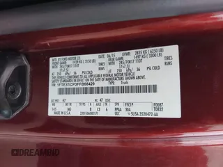 2015 Ford F-150 XL with VIN 1FTEX1CP3FFB68429, listed as a IAAI auction lot 42430717 with 110,711 mi miles and . Bid and sale history available at DreamBid. Image 9.