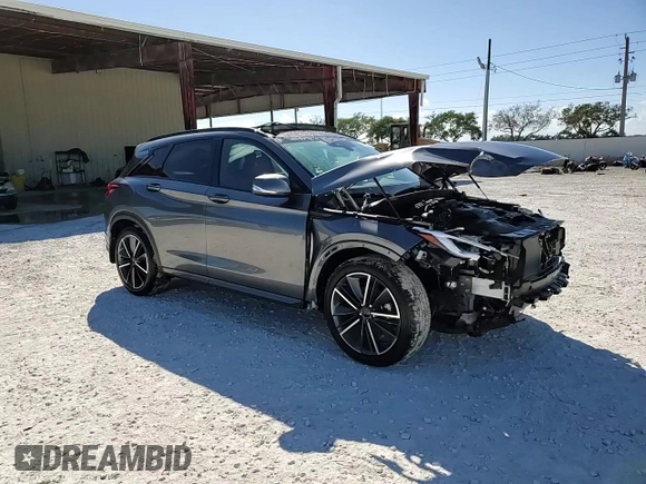2024 Infiniti QX50 Sport with VIN 3PCAJ5FA1RF109371, listed as a Copart auction lot 44373555 with 5,217 mi miles and Non repairable. Bid and sale history available at DreamBid. Image 14.
