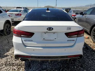 2016 Kia Optima SX Turbo with VIN 5XXGW4L25GG012459, listed as a Copart auction lot 61264204 with 117,785 mi miles and Salvage Title. Bid and sale history available at carsss.com. Image 6.
