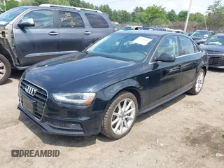 2014 Audi A4 Premium Plus with VIN WAUHFAFL0EN016523, listed as a IAAI auction lot 42456160 with 62,883 mi miles and . Bid and sale history available at DreamBid. Image 2.