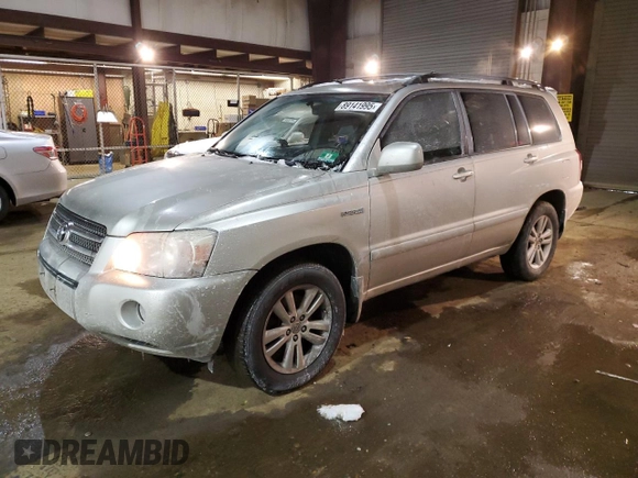 2006 Toyota Highlander z VIN JTEEW21A160019815, wystawiony jako Copart lot #89141995 z przebiegiem 174 721 mil mil oraz Szkoda całkowita • Salvage title. Historia ofert i sprzedaży dostępna na DreamBid. Obrazek 1.
