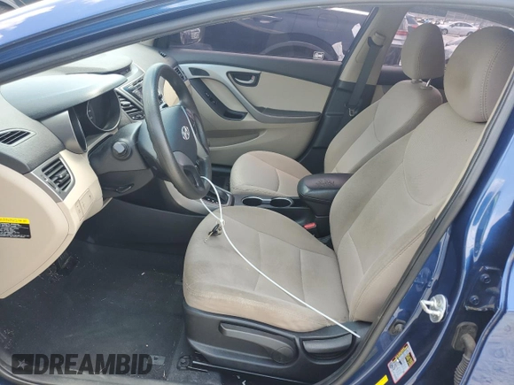 2016 Hyundai Elantra SE with VIN 5NPDH4AE1GH748247, listed as a Copart auction lot 62893425 with 90,898 mi miles and Salvage title. Bid and sale history available at DreamBid. Image 7.