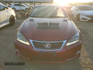 2011 Lexus IS 350 C with VIN JTHFE2C24B2506795, listed as a Copart auction lot 46447575 with 131,714 mi miles and Salvage title. Bid and sale history available at DreamBid. Image 5.