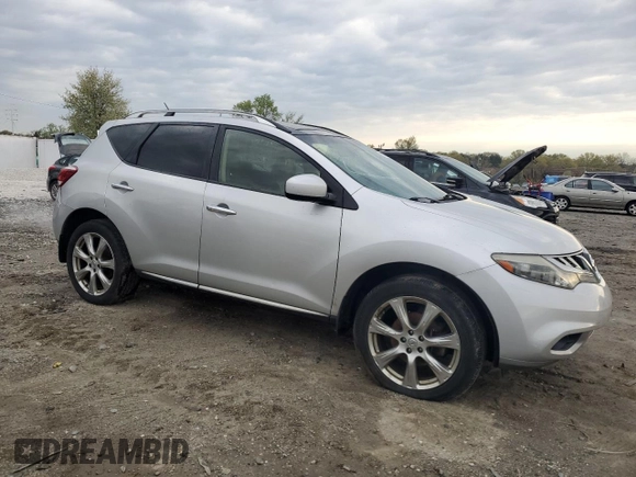 2013 Nissan Murano SV with VIN JN8AZ1MW2DW305375, listed as a Copart auction lot 52975545 with 210,535 mi miles and Clean title. Bid and sale history available at DreamBid. Image 4.
