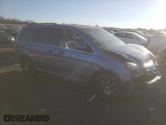 2005 Honda Odyssey TOURING with VIN 5FNRL38875B129436, listed as a Copart auction lot 89017365 with 0 mi miles and Salvage Title. Bid and sale history available at carsss.com. Image 4.