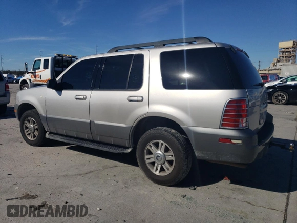 2005 Mercury Mountaineer Convenience z VIN 4M2ZU86K25UJ11758, wystawiony jako Copart lot #88094645 z przebiegiem 93 868 mil mil oraz Szkody całkowita. Historia ofert i sprzedaży dostępna na DreamBid. Obrazek 2.