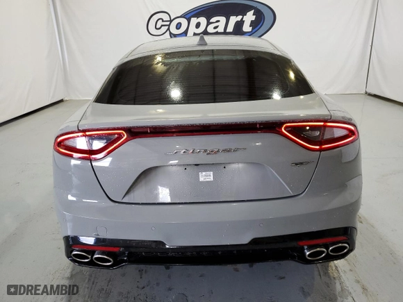 2021 Kia Stinger GT2 with VIN KNAE55LC7M6088183, listed as a Copart auction lot 44681654 with 13,208 mi miles and Clean Title. Bid and sale history available at carsss.com. Image 6.