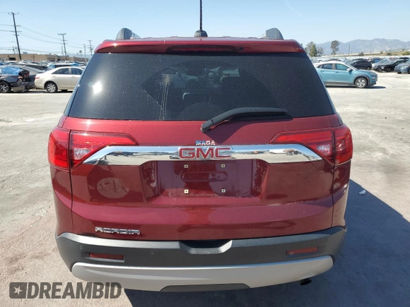 2017 GMC Acadia SLT with VIN 1GKKNMLAXHZ264117, listed as a Copart auction lot 50263825 with 63,406 mi miles and Salvage Title. Bid and sale history available at carsss.com. Image 6.
