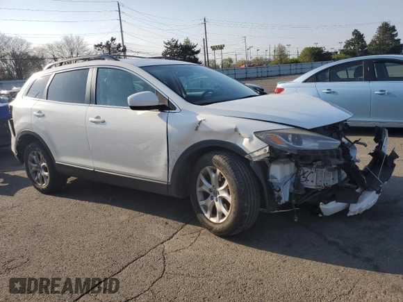 2015 Mazda CX-9 Touring with VIN JM3TB3CV3F0450497, listed as a Copart auction lot 53841845 with 124,550 mi miles and Salvage Title. Bid and sale history available at carsss.com. Image 4.