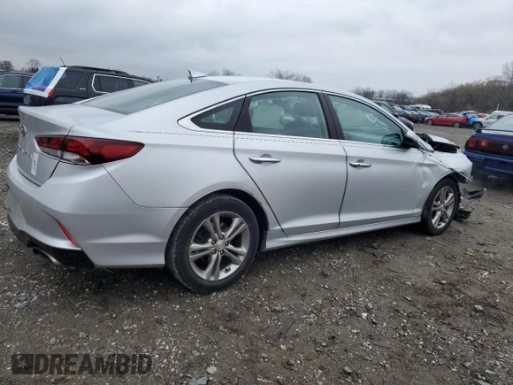 2018 Hyundai Sonata SEL with VIN 5NPE34AF9JH635309, listed as a Copart auction lot 50212795 with 71,998 mi miles and Salvage Title. Bid and sale history available at DreamBid. Image 3.