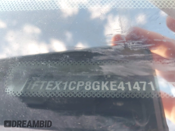 2016 Ford F-150 XL с VIN 1FTEX1CP8GKE41471, выставлен на аукционе IAAI как лот 42212256 с пробегом 142 564 миль миль и . История ставок и продаж доступна на DreamBid. Изображение 19.