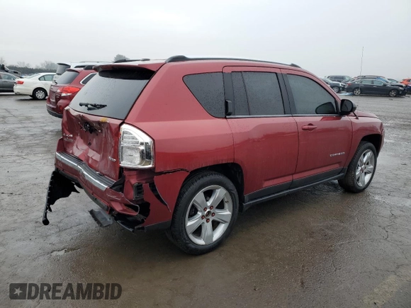 2011 Jeep Compass Limited with VIN 1J4NF5FB7BD164166, listed as a Copart auction lot 42516155 with 129,584 mi miles and Salvage Title. Bid and sale history available at carsss.com. Image 3.