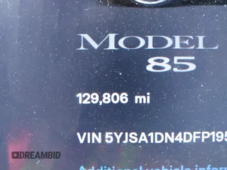 2013 Tesla Model S z VIN 5YJSA1DN4DFP19552, wystawiony jako IAAI lot #41360466 z przebiegiem 129 806 mil mil oraz . Historia ofert i sprzedaży dostępna na DreamBid. Obrazek 16.