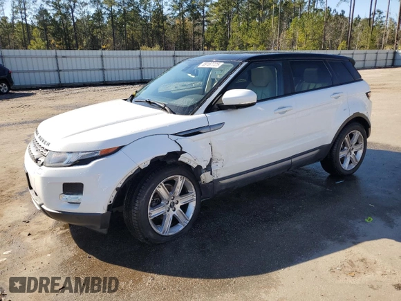2013 Land Rover Range Rover Evoque Pure Plus with VIN SALVP2BG0DH803298, listed as a Copart auction lot 89187725 with 97,874 mi miles and Salvage Title. Bid and sale history available at carsss.com. Image 1.