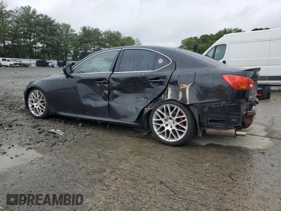2007 Lexus IS 250 with VIN JTHBK262872039083, listed as a Copart auction lot 57882035 with 191,011 mi miles and Salvage title. Bid and sale history available at DreamBid. Image 2.