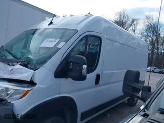 2023 Ram ProMaster Cargo Van with VIN 3C6LRVDG9PE594202, listed as a IAAI auction lot 41568510 with 5,396 mi miles. Bid and sale history available at carsss.com. Image 14.
