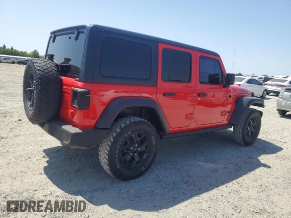 2021 Jeep Wrangler Unlimited Freedom with VIN 1C4HJXDN1MW528776, listed as a Copart auction lot 59585475 with 97,122 mi miles and Clean title. Bid and sale history available at DreamBid. Image 3.