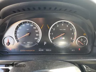 2013 BMW M5 with VIN WBSFV9C50DC773250, listed as a Copart auction lot 45922965 with 96,246 mi miles and Salvage Title. Bid and sale history available at carsss.com. Image 9.