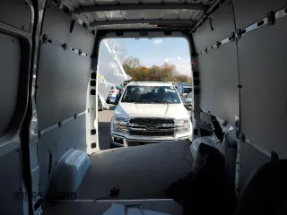 2021 Mercedes-Benz Sprinter Cargo with VIN W1Y4EBHY3MT057270, listed as a Copart auction lot 74331543 with 24,446 mi miles and . Bid and sale history available at carsss.com. Image 10.
