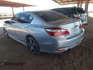 2017 Honda Accord Sedan Sport with VIN 1HGCR2F55HA124919, listed as a IAAI auction lot 41842118 with 116,136 mi miles. Bid and sale history available at carsss.com. Image 3.