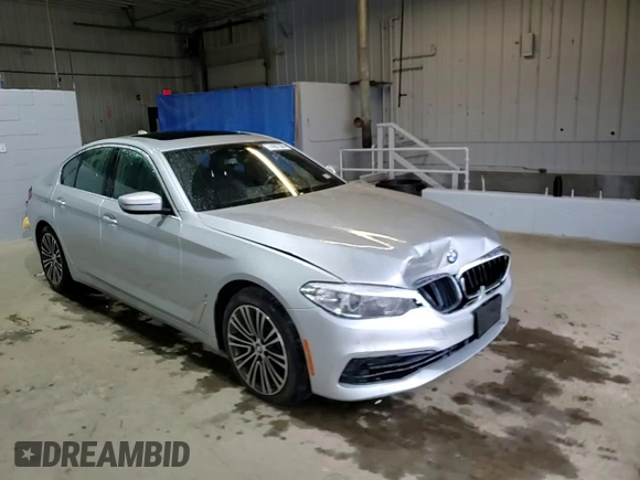 2019 BMW 5 Series 530e xDrive with VIN WBAJB1C56KB376895, listed as a Copart auction lot 74907304 with 58,783 mi miles and Salvage title. Bid and sale history available at DreamBid. Image 11.