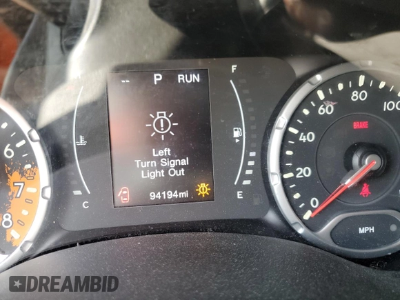 2017 Jeep Renegade Sport with VIN ZACCJAAB4HPF58195, listed as a Copart auction lot 52794245 with 94,194 mi miles and Salvage title. Bid and sale history available at DreamBid. Image 9.