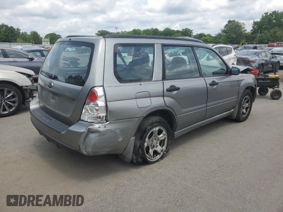 2007 Subaru Forester X with VIN JF1SG636X7H736565, listed as a Copart auction lot 57858994 with 183,818 mi miles and Salvage Title. Bid and sale history available at carsss.com. Image 3.