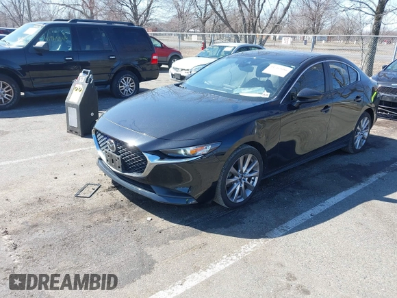 2021 Mazda 3 Select with VIN JM1BPBBL8M1305141, listed as a IAAI auction lot 41762686 with 41,212 mi miles and . Bid and sale history available at DreamBid. Image 2.