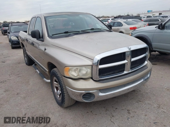 2005 Dodge 1500 SLT with VIN 1D7HA18N15J601253, listed as a IAAI auction lot 41431232 with 274,402 mi miles. Bid and sale history available at carsss.com. Image 1.