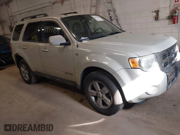 2008 Ford Escape Limited with VIN 1FMCU94178KB34007, listed as a IAAI auction lot 41977959 with 173,648 mi miles. Bid and sale history available at carsss.com. Image 1.
