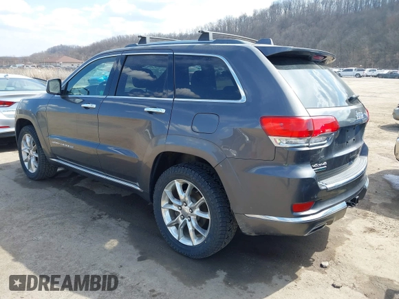 2014 Jeep Grand Cherokee Summit with VIN 1C4RJFJM5EC377129, listed as a IAAI auction lot 41763932 with 187,561 mi miles and . Bid and sale history available at DreamBid. Image 3.