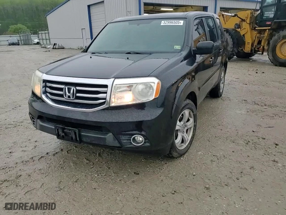 2014 Honda Pilot EX-L with VIN 5FNYF4H59EB035637, listed as a Copart auction lot 52996505 with 121,201 mi miles and Salvage Title. Bid and sale history available at carsss.com. Image 11.
