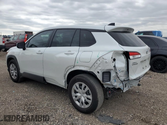 2024 Toyota Corolla Cross L with VIN 7MUAAAAG6RV086028, listed as a Copart auction lot 55079765 with 25,508 mi miles and Salvage title. Bid and sale history available at DreamBid. Image 2.