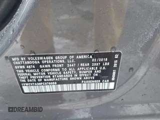 2015 Volkswagen Passat SEL Premium z VIN 1VWCV7A39FC076059, wystawiony jako IAAI lot #42067109 z przebiegiem 161 850 mil mil oraz . Historia ofert i sprzedaży dostępna na DreamBid. Obrazek 9.