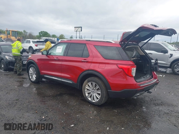 2022 Ford Explorer Limited with VIN 1FMSK8FH8NGB43898, listed as a IAAI auction lot 41934367 with 34,301 mi miles. Bid and sale history available at carsss.com. Image 3.