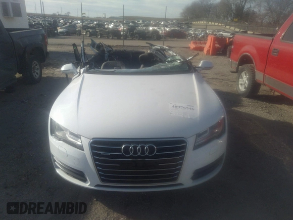 2012 Audi A7 Premium Plus with VIN WAUYGAFC1CN076403, listed as a IAAI auction lot 40976546 with 95,145 mi miles and . Bid and sale history available at DreamBid. Image 13.