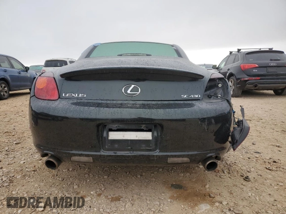 2003 Lexus SC with VIN JTHFN48Y630038056, listed as a Copart auction lot 41341605 with 74,301 mi miles and Salvage Title. Bid and sale history available at carsss.com. Image 6.