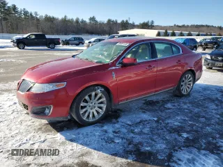 2010 Lincoln MKS with VIN 1LNHL9ER8AG604325, listed as a Copart auction lot 89361445 with 11,966 mi miles and Salvage Title. Bid and sale history available at carsss.com. Image 1.