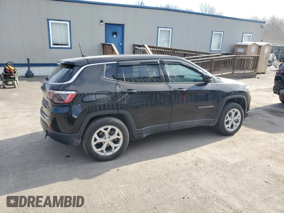 2024 Jeep Compass Sport z VIN 3C4NJDAN9RT171267, wystawiony jako Copart lot #49379715 z przebiegiem 3 194 mil mil oraz Szkoda całkowita • Salvage title. Historia ofert i sprzedaży dostępna na DreamBid. Obrazek 3.