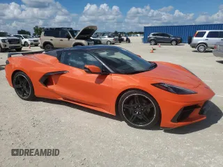 2021 Chevrolet Corvette 2LT with VIN 1G1YB3D44M5112278, listed as a Copart auction lot 73729174 with 0 mi miles and Salvage Title. Bid and sale history available at carsss.com. Image 4.