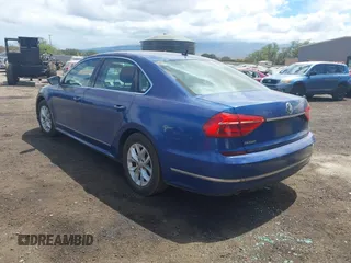 2016 Volkswagen Passat 1.8T S with VIN 1VWAT7A37GC046198, listed as a IAAI auction lot 40453774 with 78,257 mi miles. Bid and sale history available at carsss.com. Image 3.