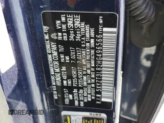 2017 Hyundai Santa Fe 2.4L z VIN 5XYZT3LB2HG496566, wystawiony jako Copart lot #57759925 z przebiegiem 129 094 mil mil oraz Szkoda całkowita • Salvage title. Historia ofert i sprzedaży dostępna na DreamBid. Obrazek 13.