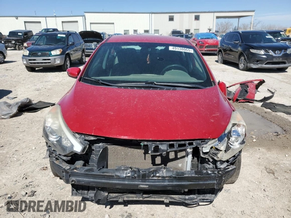 2015 Kia Forte LX with VIN KNAFX4A64F5338090, listed as a Copart auction lot 49138065 with 129,778 mi miles and Salvage Title. Bid and sale history available at carsss.com. Image 5.