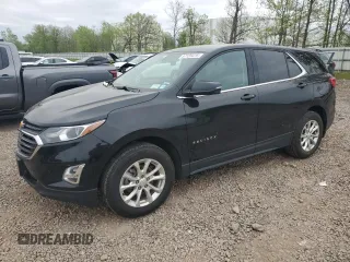 2018 Chevrolet Equinox LT z VIN 2GNAXSEVXJ6352714, wystawiony jako Copart lot #57120415 z przebiegiem 109 597 mil mil oraz Szkoda całkowita • Salvage title. Historia ofert i sprzedaży dostępna na DreamBid. Obrazek 1.