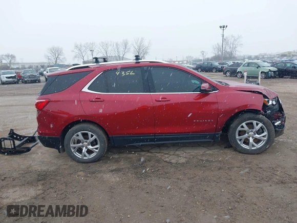 2019 Chevrolet Equinox LT with VIN 2GNAXVEX7K6100147, listed as a IAAI auction lot 41694356 with 105,372 mi miles. Bid and sale history available at carsss.com. Image 13.