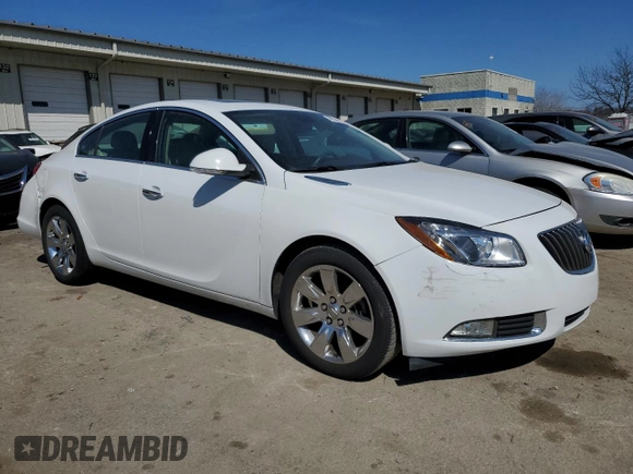 2013 Buick Regal Turbo Premium 2 with VIN 2G4GT5GV6D9192679, listed as a Copart auction lot 48308015 with 96,778 mi miles and Salvage Title. Bid and sale history available at carsss.com. Image 4.